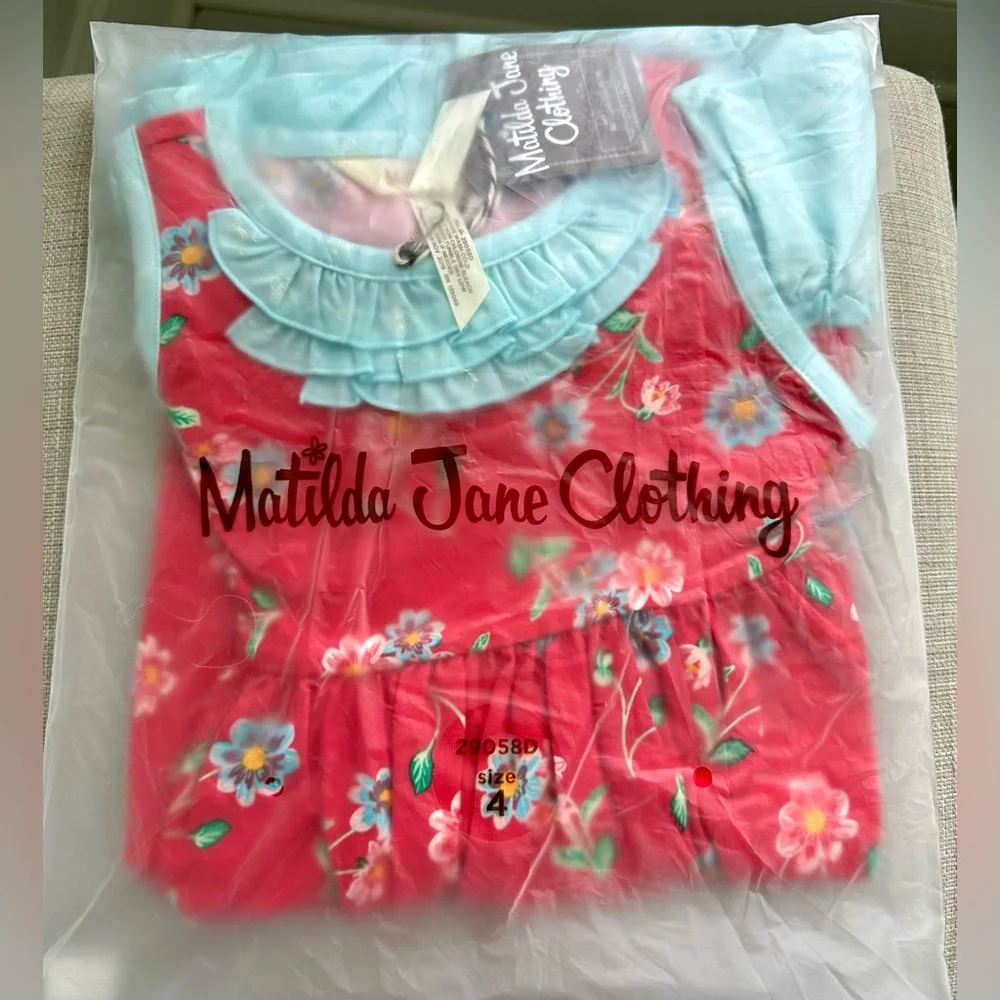 NWT Girls MATILDA JANE Lets go together  You're a Firework Dress size 4